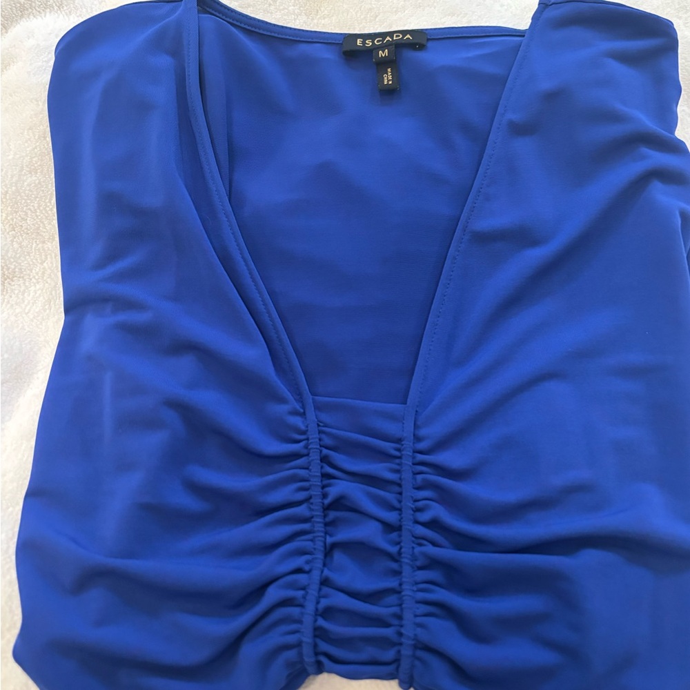 Escada Royal Blue Blouse